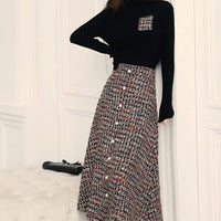 BETTY TWEED SKIRT & TOP SET