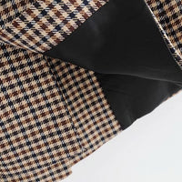 Sara Plaid Office Lady Jacket