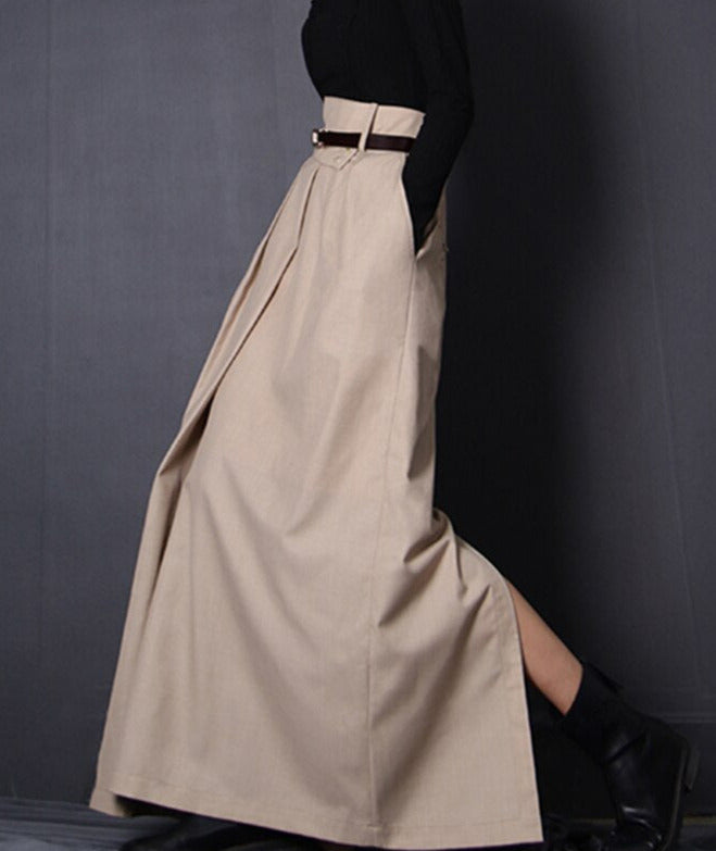 Romy Pleated Irregular Skirt