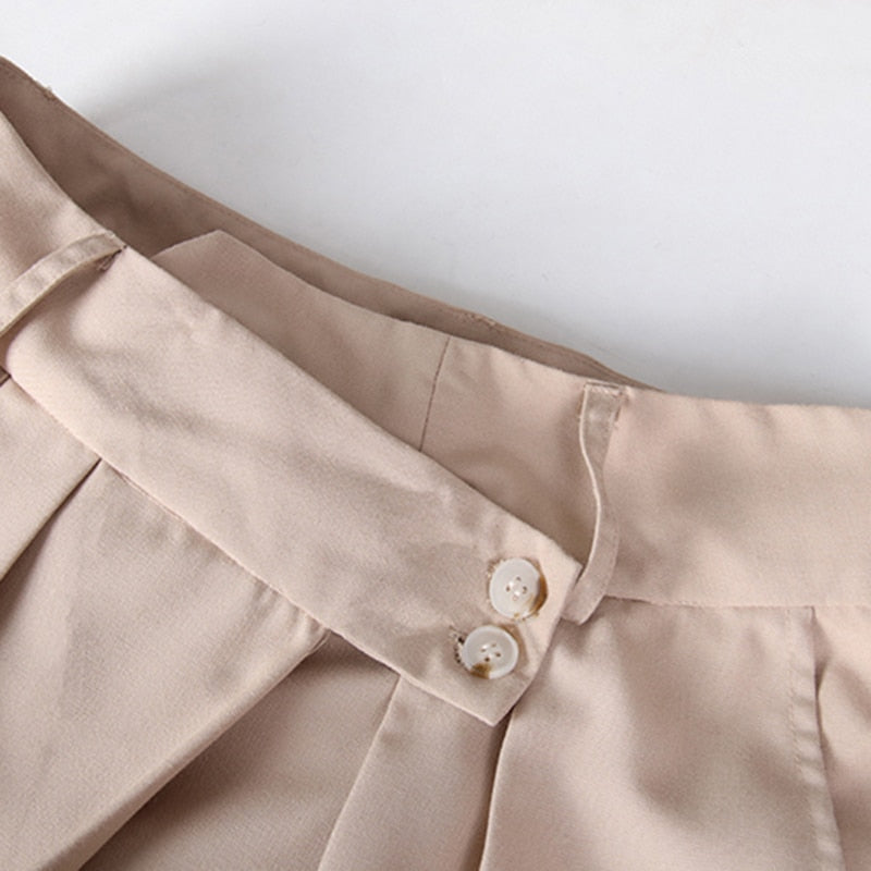 Romy Pleated Irregular Skirt