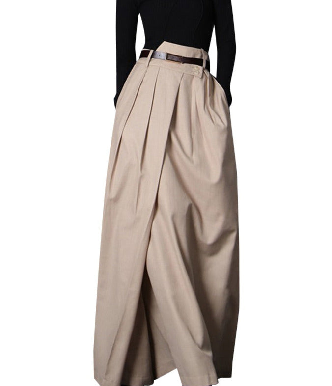 Romy Pleated Irregular Skirt