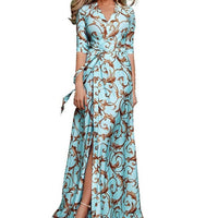 Alla Maxi Split Dress