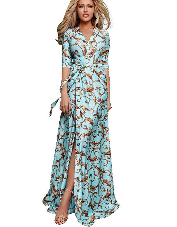 Alla Maxi Split Dress