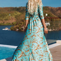 Alla Maxi Split Dress