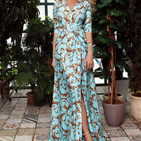 Alla Maxi Split Dress