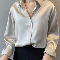 DARIA SATIN SHIRT