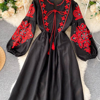 MARIA EMBROIDERED DRESS