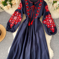 MARIA EMBROIDERED DRESS