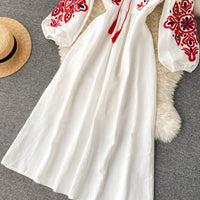 MARIA EMBROIDERED DRESS