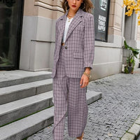 Charlotte plaid Streetwear Suit