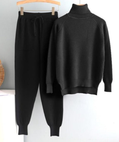 Jerry Knitted  Sweater&Pants 2 Pieces Set