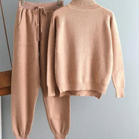 Jerry Knitted  Sweater&Pants 2 Pieces Set