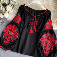 MARIA EMBROIDERED SHIRT