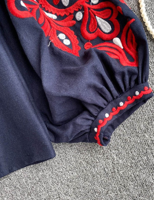 MARIA EMBROIDERED SHIRT