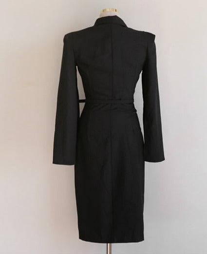 Camelia  Double-Breasted Dress