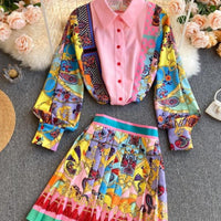 KERRY SHIRT & SKIRT SET