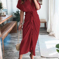 KAMILA BUTTONED DRESS