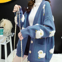 LISA CARTOON CARDIGAN