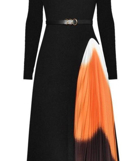 Anetta Pleated Dress