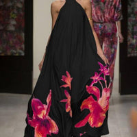 DOREEN HALTER DRESS /plus size/