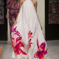 DOREEN HALTER DRESS /plus size/