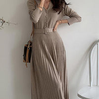 CASSANDRA BELTED DRESS
