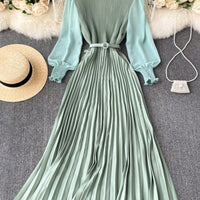 ANABEL PLEATED DRESS