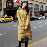 Hot Sale Winter Women Jacket X-long Parkas Hooded Cotton Padded Female Coat High Quality Warm Outwear Womens Parka Winter Coat