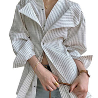 Brenda Patchwork Ruffle Shirt