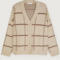 LORRA PLAID CARDIGAN