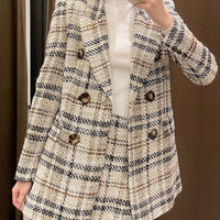 MARTA CHECK BLAZER & SKORT