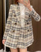 MARTA CHECK BLAZER & SKORT