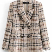 MARTA CHECK BLAZER & SKORT