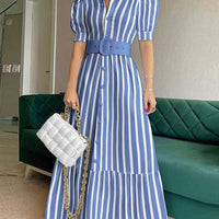 LINDA PUFF SLEEVES DRESS