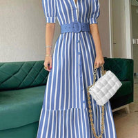 LINDA PUFF SLEEVES DRESS