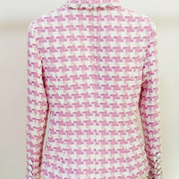 Houndstooth Blends Tweed Blazer