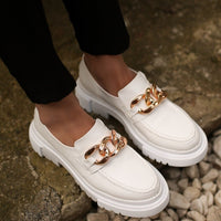 NELLY LEATHER LOAFERS