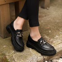 NELLY LEATHER LOAFERS
