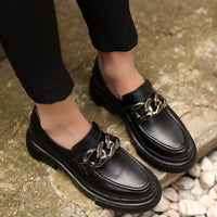 NELLY LEATHER LOAFERS