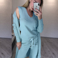 Amina Knit Three Piece Set