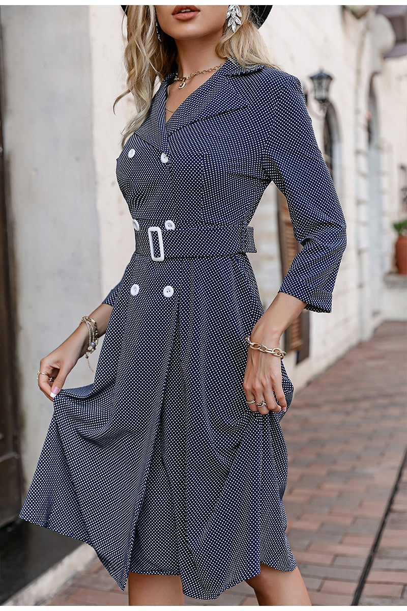 Nicole split blazer dress