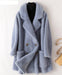 Angela Australian Wool Coat&Real Fur