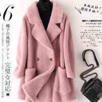 Angela Australian Wool Coat&Real Fur