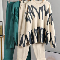 Cozy Warm Knitted Two Piece Set&Suit Oversized