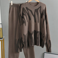 Cozy Warm Knitted Two Piece Set&Suit Oversized