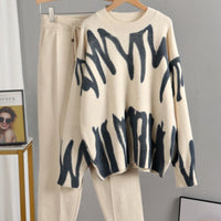 Cozy Warm Knitted Two Piece Set&Suit Oversized