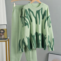 Cozy Warm Knitted Two Piece Set&Suit Oversized