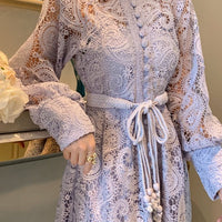 MARGO PATCHWORK MIDI DRESS