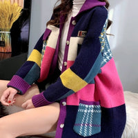 EMILY COLORBLOCK CARDIGAN