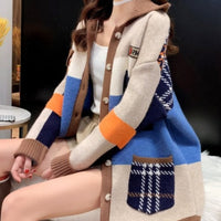 EMILY COLORBLOCK CARDIGAN